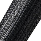 Expandable Braided Cable Sock Black 1" (25.4mm) x 100Ft (30.48m)