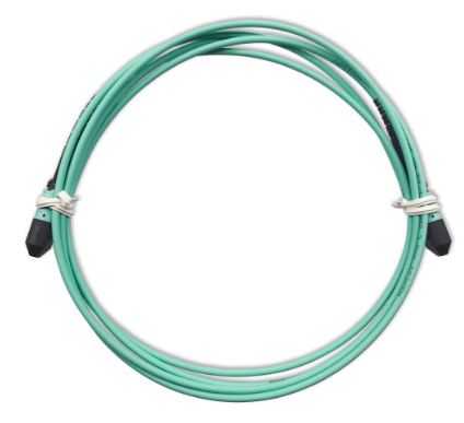 Fiber Optic MPO-MPO (12C) Trunk Cable, 12 core, OM3, LSOH, Male-Male 2M