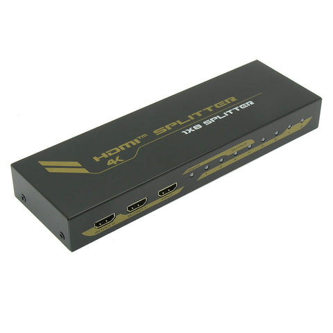 HDMI 8-Way (1-in/8-out) Splitter 3D, 4K 30Hz
