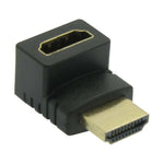 HDMI M/F 90 Degree Adapter Gold Plated