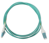 LC uniboot patch cord 10Gb 50/125 OM3 cable,2M Aqua Jacket