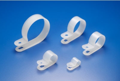 R-Type Cable Clamp 3/8" Clear 100pk