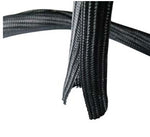 Self Closing Cable Sock Black 1/2"(12.7mm) x 50Ft(15.24m)