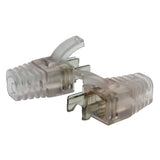 Strain Relief Clear Boot for Cat.6 Shielded RJ45 100pack