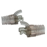 Strain Relief Clear Boot for Cat.6 Shielded RJ45 100pack