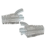 Strain Relief Clear Boot for Cat.6 UTP RJ45 100pack