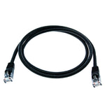 3Ft Cat5E UTP Ethernet Network Booted Cable Black